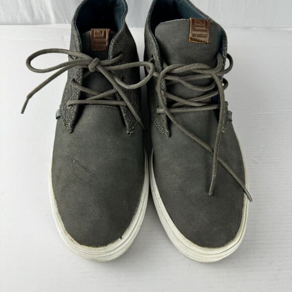 Ben Sherman Men’s Casual Sneakers Size 11, Grey Fabric/PU Upper, Trendy Design - Picture 12 of 16